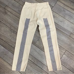 Still Here New York Tate Jeans - Bone w/Gray Stripe - 26